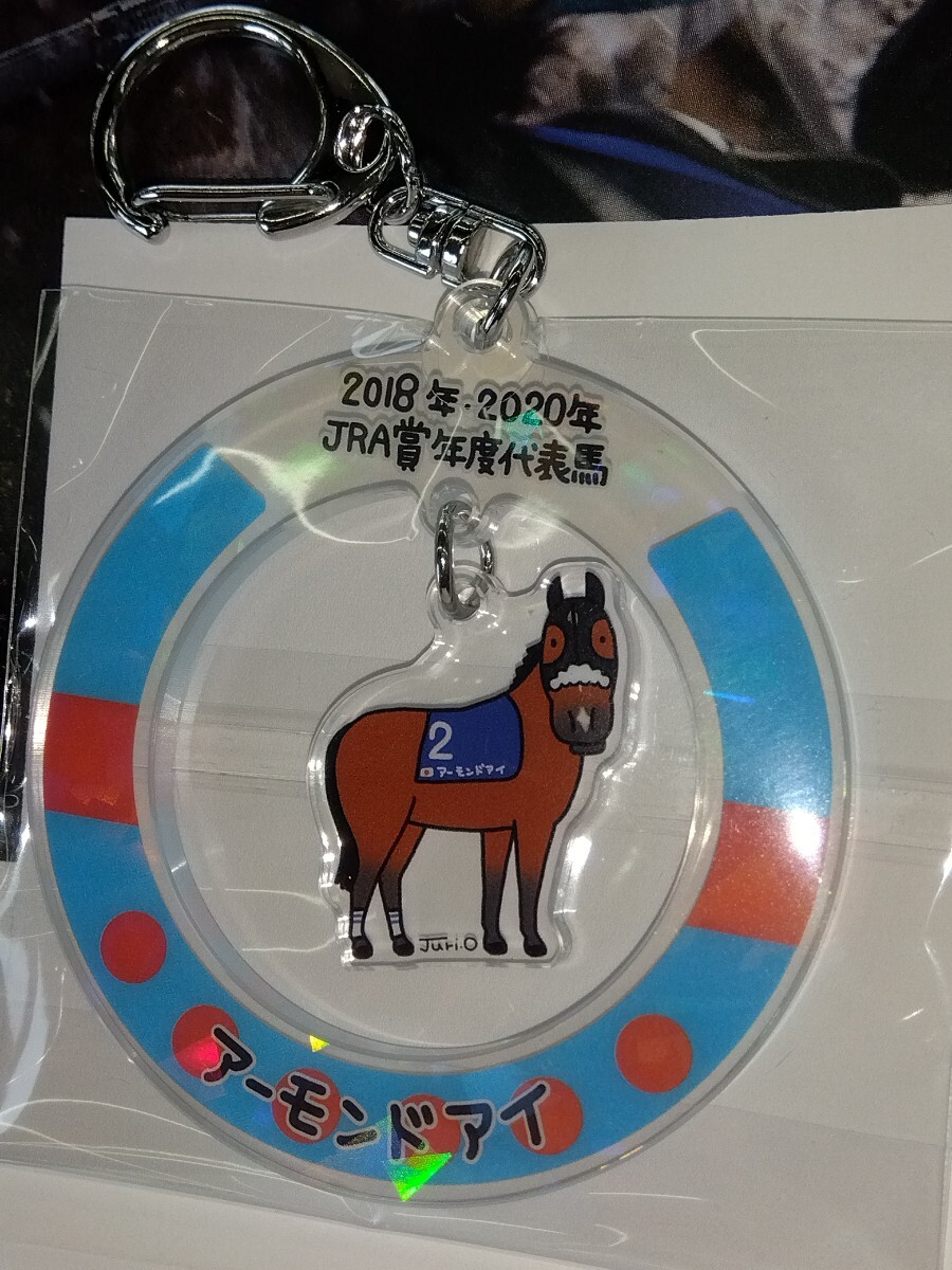 シークレットJRA WelcomeチャンスE賞アーモンドアイアクリルキーホルダー ☆送料無料☆ JRA Welcomeチャンス / E賞 GI優勝馬アクリル