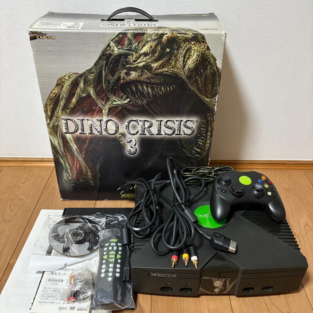 1円～、Xbox初代本體 ディノクライシス3 リミテッドエディション