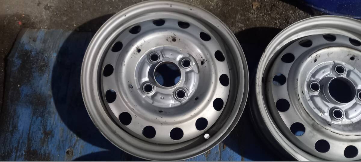 * Mitsubishi оригинальный 13×4.00B ET46 4H PCD100 диаметр втулки 56mm steel железные колеса 4шт.@* дом частного лица доставка не возможно 