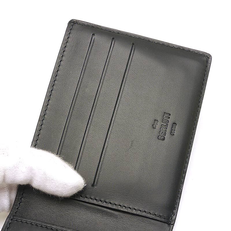 ベルルッティ BERLUTI エクスカーション 札入れ 二つ折り財(cái)布