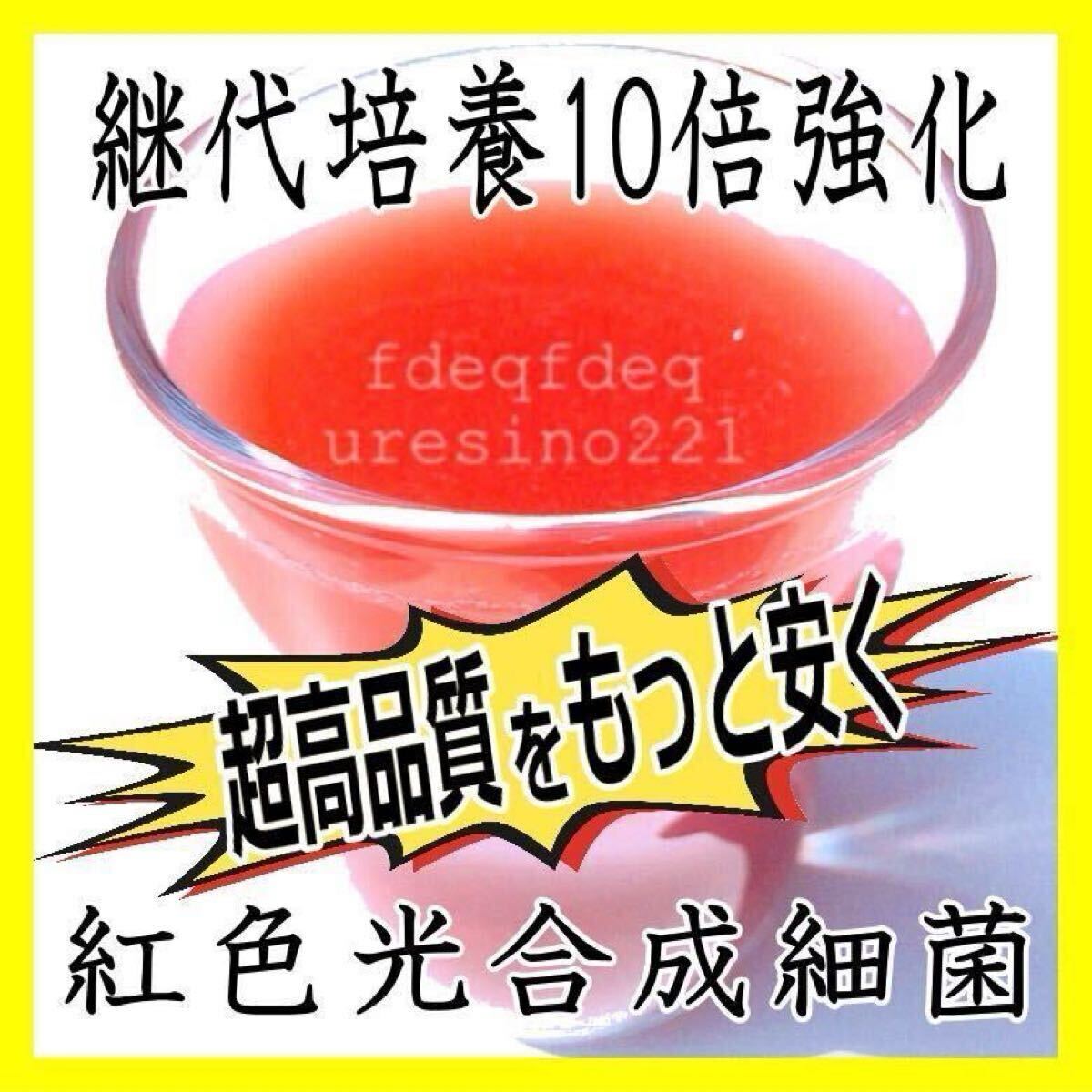 ガチ濃い→培養(yǎng)酵母10錠付！PSB(光合成細(xì)菌) 500ml入り