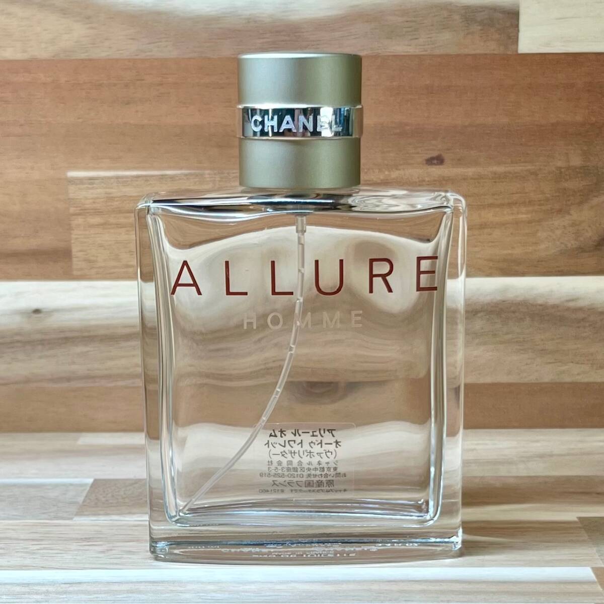 空瓶 CHANEL ALLURE HOMME シャネル アリュール オム オードゥ トワレット 100ml 箱無(wú)し