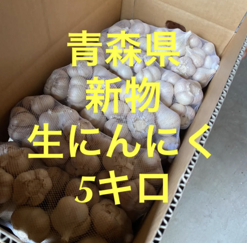 6 месяц ограничение Aomori префектура сырой чеснок 5Kg ML