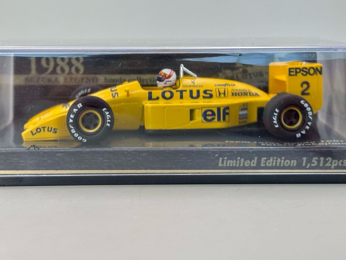 京商 1/43 ロータス 100T ホンダ 中嶋悟 1988 鈴鹿サーキット限定版