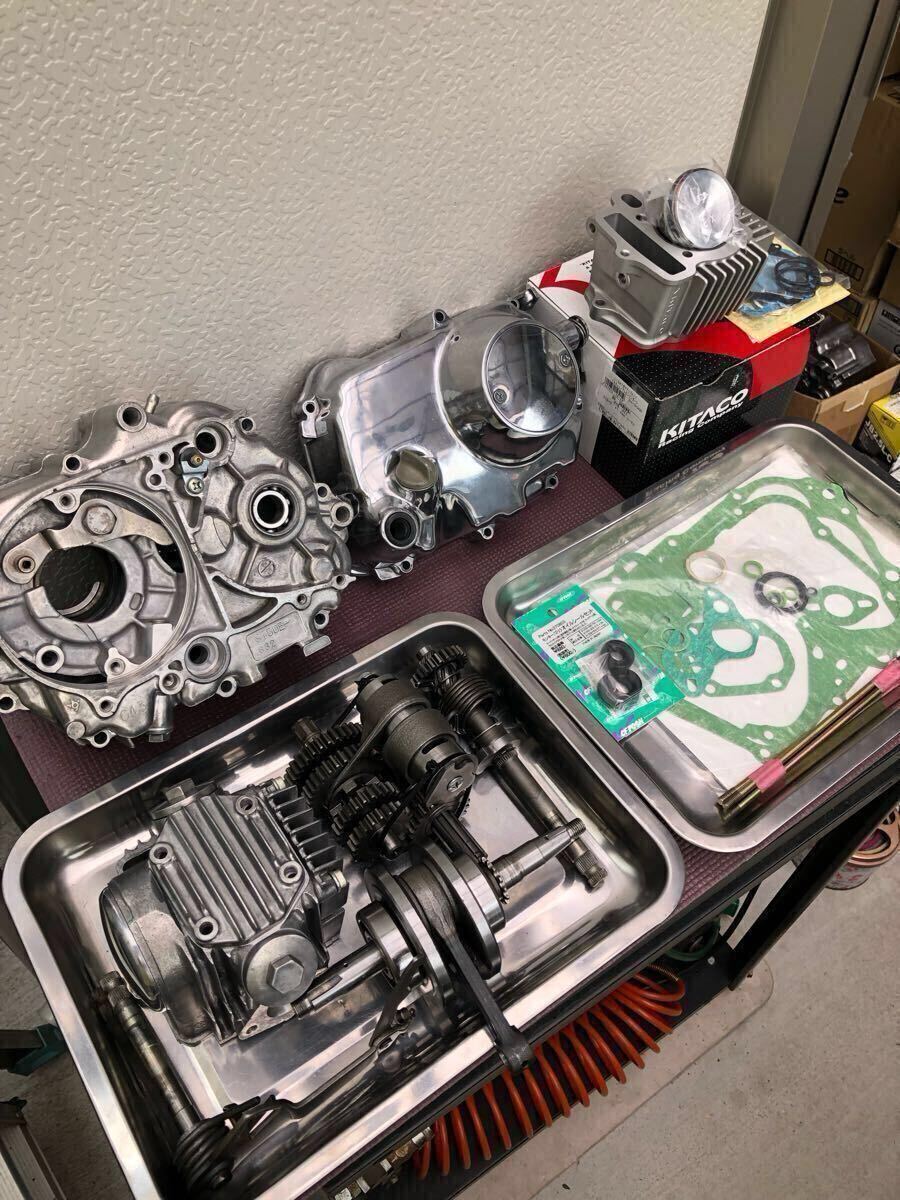  Honda Monkey Gorilla Dux Chaly Honda оригинальный 4 скорость возврат трансмиссия 6V 12V 88cc bore up двигатель Takegawa Kitaco 