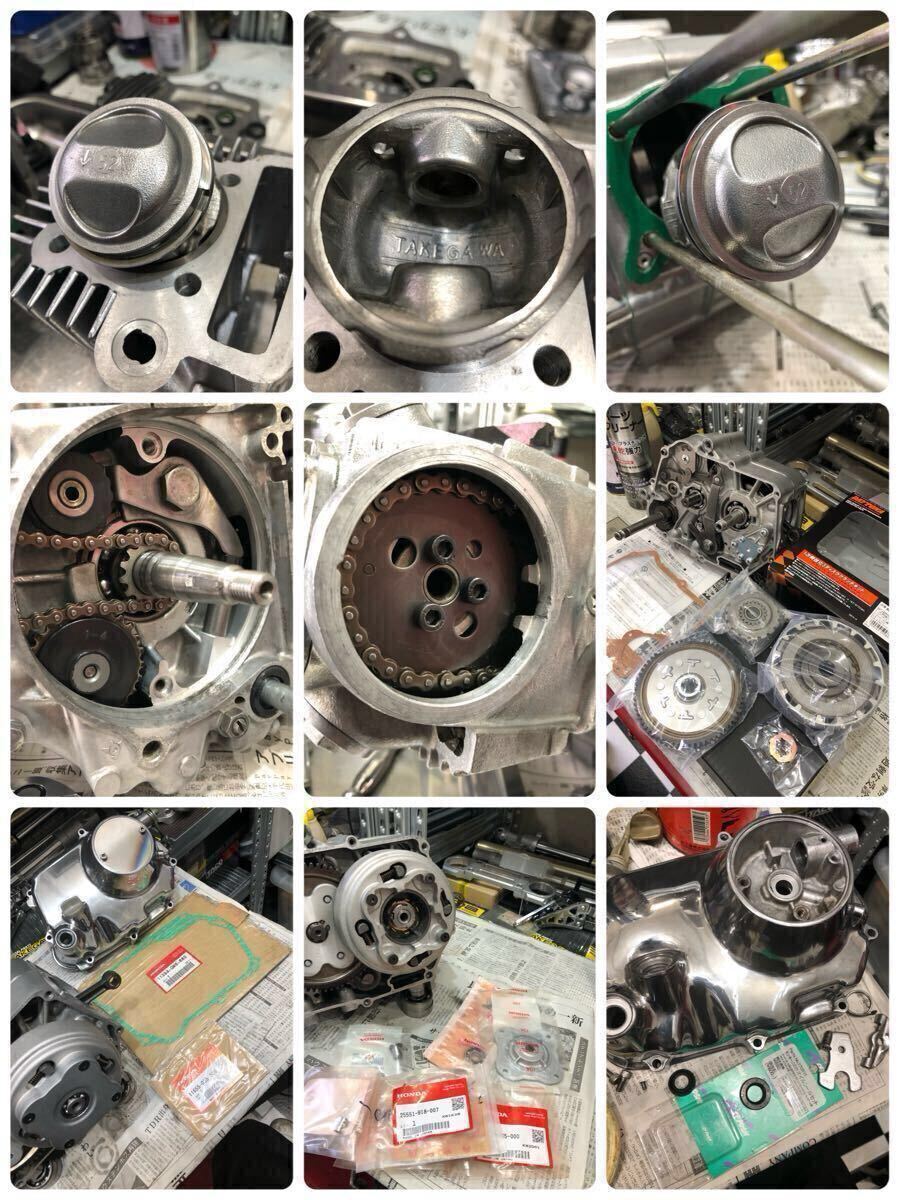  Honda оригинальный Monkey Gorilla Dux Chaly постоянный Takegawa 88cc bore up двигатель оригинальный Cross трансмиссия 4 скорость возврат 
