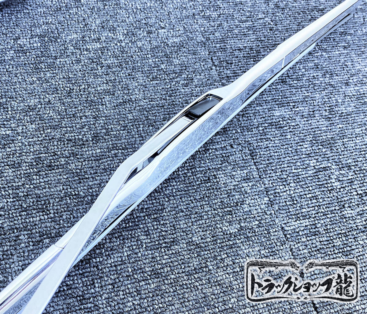 メッキ ワイパーアーム＆ブレードセット いすゞ 07エルフ ワイドキャブ I0037S