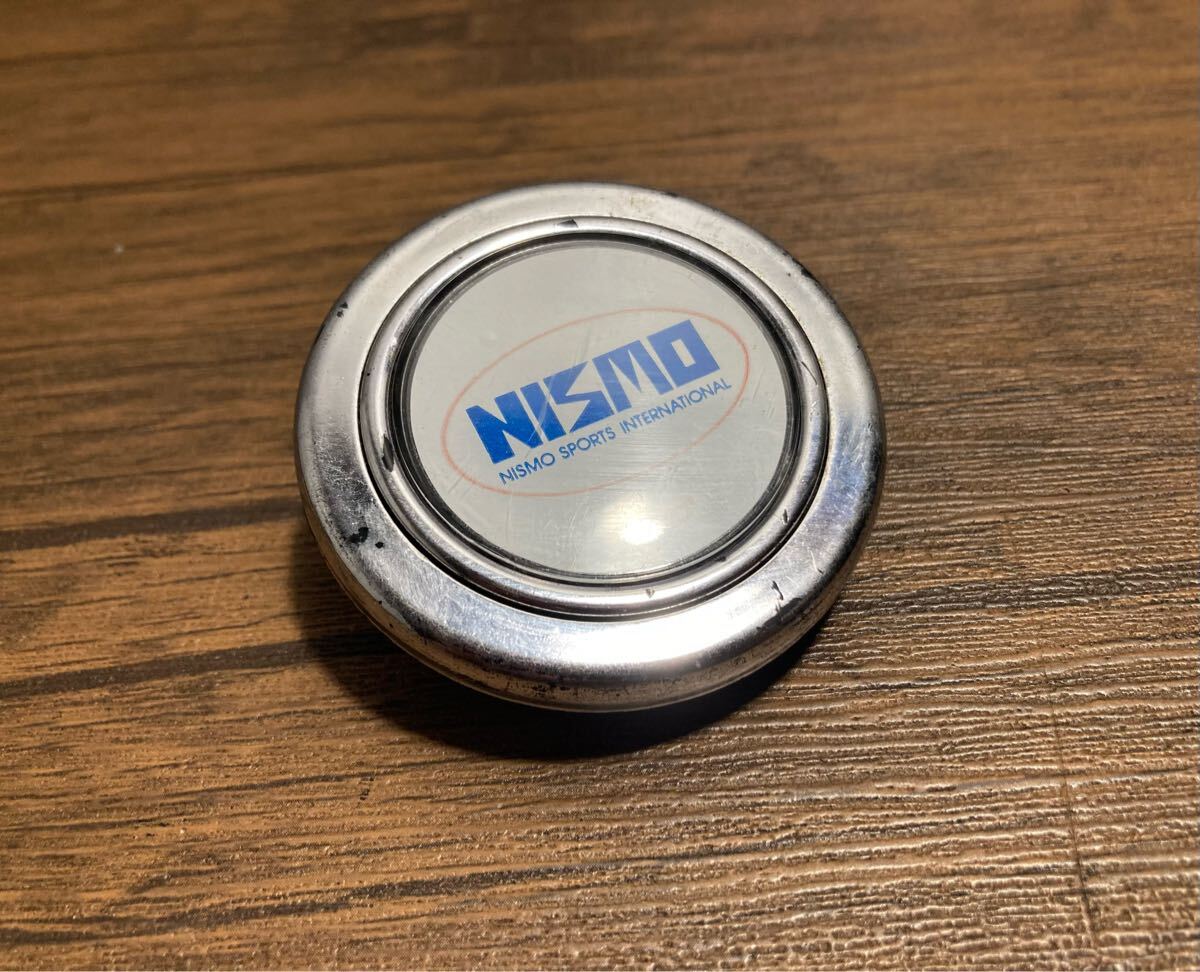 nismo ニスモ ホーンボタン 旧ロゴ 当時物 旧車　カミナリホーンボタン ニスモ 旧ロゴ カミナリ ホーンボタン NISMO 正規品 絶版 当時物