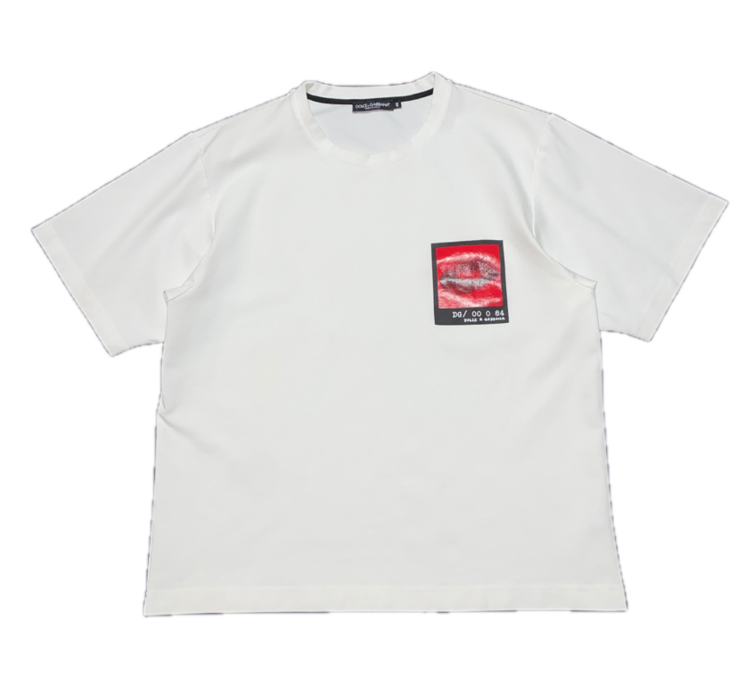 春夏メンズ DOLCE&GABBANA 2022ss DG/00 0 84 速干 Dry Shirt コットンxポリ ストレッチジャージー オーバーフィット 半袖 Tシャツ