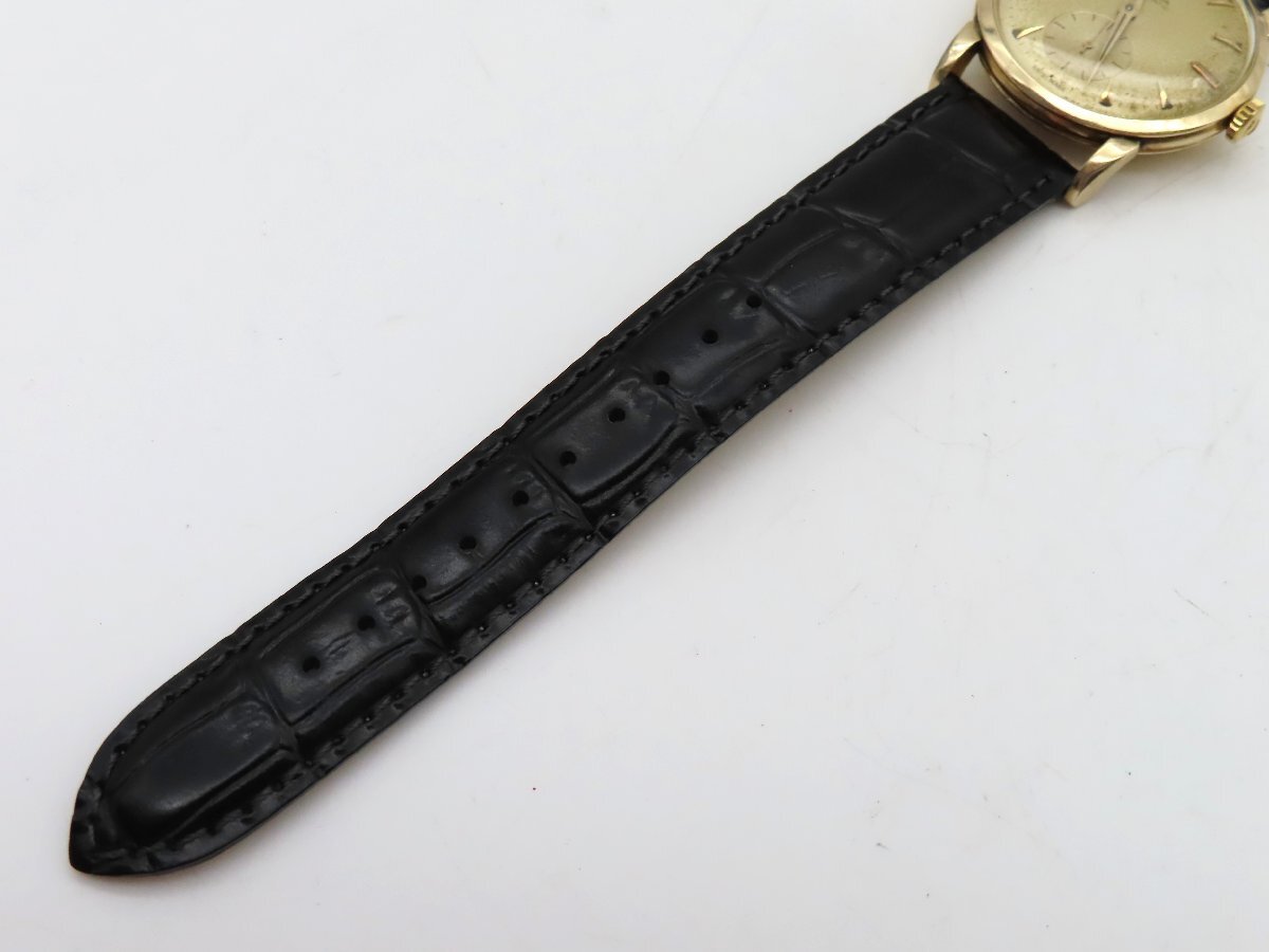 1 иен Omega 2402 GP Gold циферблат работа AT 21606