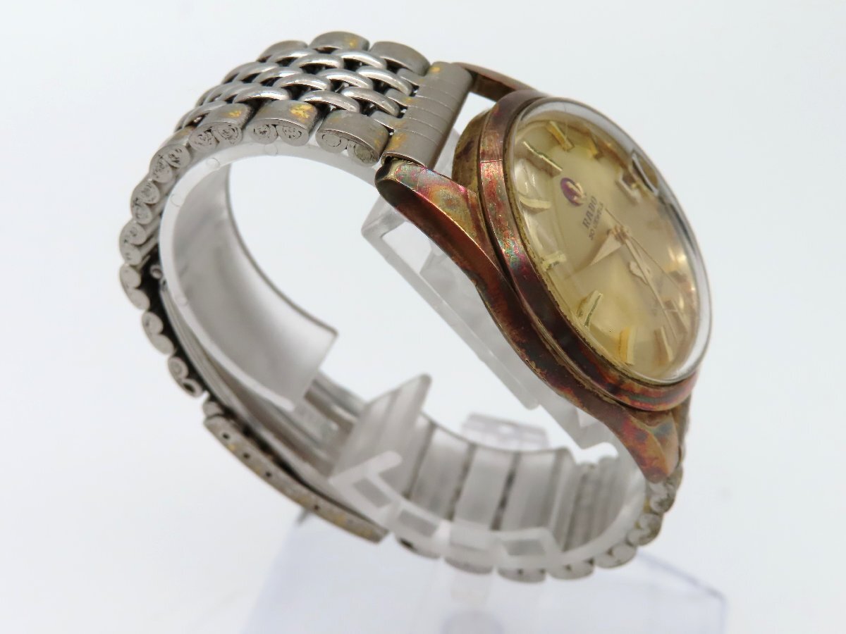 1 иен Rado золотой шланг GP Gold циферблат boys работа AT 21758