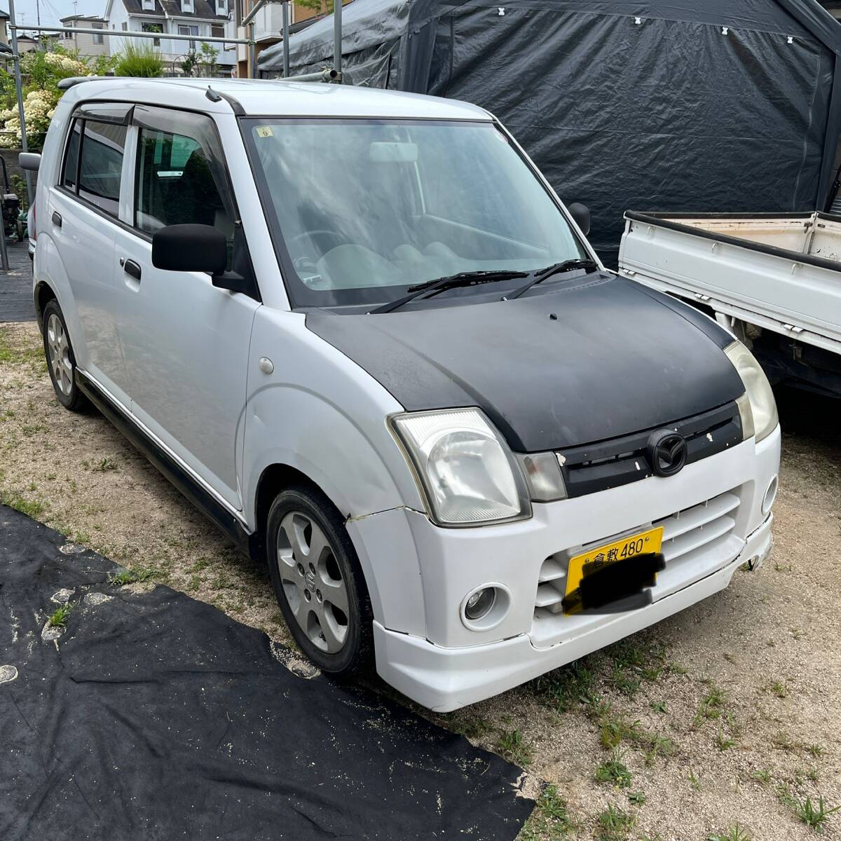 【5MT】スズキ アルト 4ナンバー 貨物車 HA24V 車高調(diào)?スズキスポーツマフラー付き 岡山県総社市より
