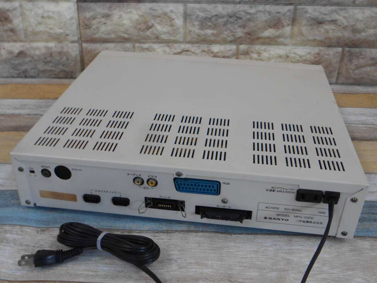 ~ редкость ~[SANYO/ Sanyo ]MSX2 [WAVY] MPC-25FD ( б/у товар )