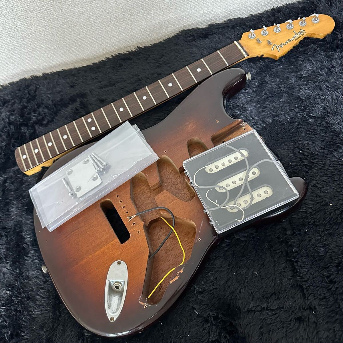 1円スタート 激レア FERNANDES フェルナンデス Burny Olds スパロゴ ストラトキャスター Stratcaser エレキギター ジャパンビンテージ ②