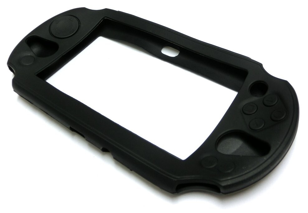 PS Vita2000(PCH-2000) специальный силиконовый чехол ( черный )