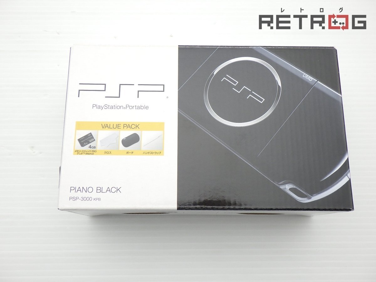 [ с коробкой ][ рабочий товар ]PSP корпус большая упаковка (PSP-3000KPB/ фортепьяно * черный ) PSP