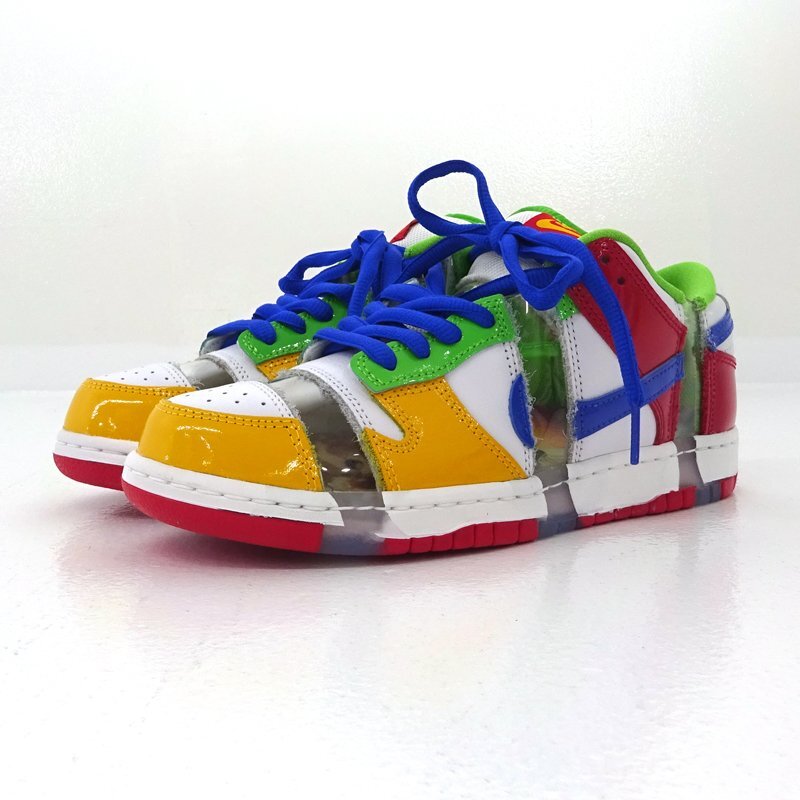 * не использовался *NIKE( Nike ) SB DUNK LOW OG QS Dan Claw оригинал Quick Strike спортивные туфли 26.0cm US8 FD8777-100*[AP126]