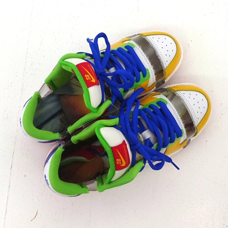 * не использовался *NIKE( Nike ) SB DUNK LOW OG QS Dan Claw оригинал Quick Strike спортивные туфли 26.0cm US8 FD8777-100*[AP126]