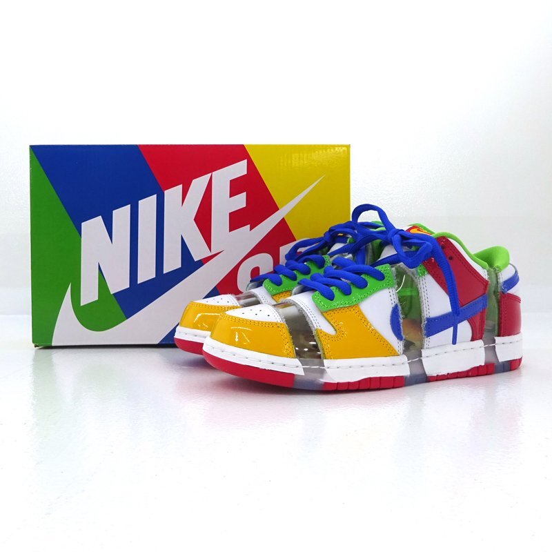 * не использовался *NIKE( Nike ) SB DUNK LOW OG QS Dan Claw оригинал Quick Strike спортивные туфли 26.0cm US8 FD8777-100*[AP126]