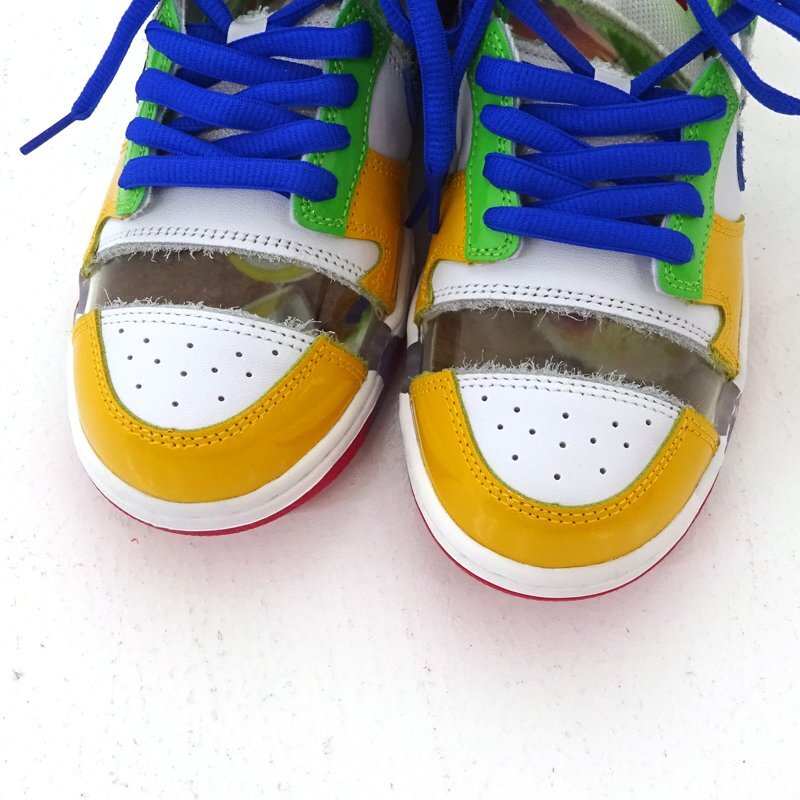 * не использовался *NIKE( Nike ) SB DUNK LOW OG QS Dan Claw оригинал Quick Strike спортивные туфли 26.0cm US8 FD8777-100*[AP126]