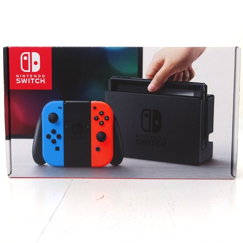 ★中古★Nintendo Switch Joy-Con(L) ネオンブルー/(R) ネオンレッド HAC-S-KABAA(ニンテンドースイッチ/任天堂)★【GM649】