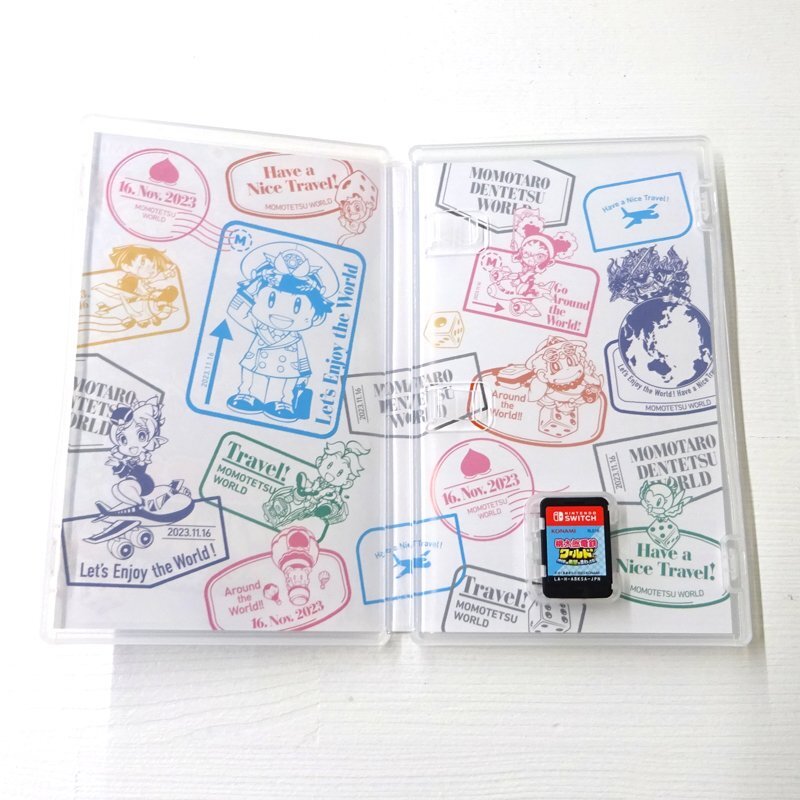 ★中古★Nintendo Switchソフト 桃太郎電鉄ワールド ～地球は希望でまわってる！～(スイッチソフト/桃鉄) ★【GM646】