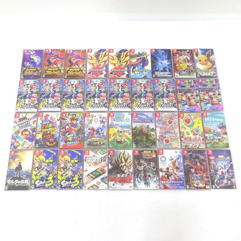 Nintendo switch ソフトまとめ売り ☆中古☆Nintendo Switchソフト まとめ売り 計36本 (ポケモン