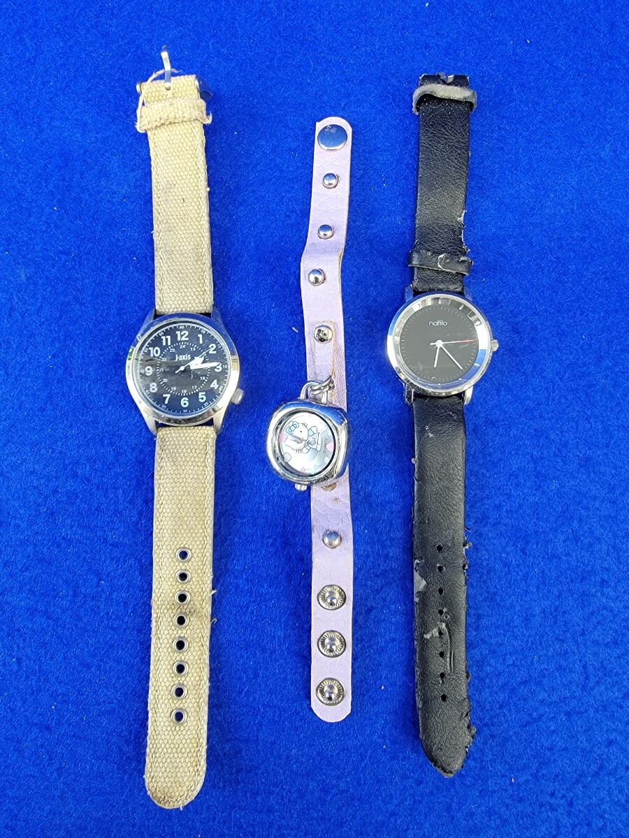 02 утиль снятие деталей Swatch ALBA URBAN j-axis Hello Kitty nattito наручные часы 5 шт. комплект разряженная батарея неисправность товар 