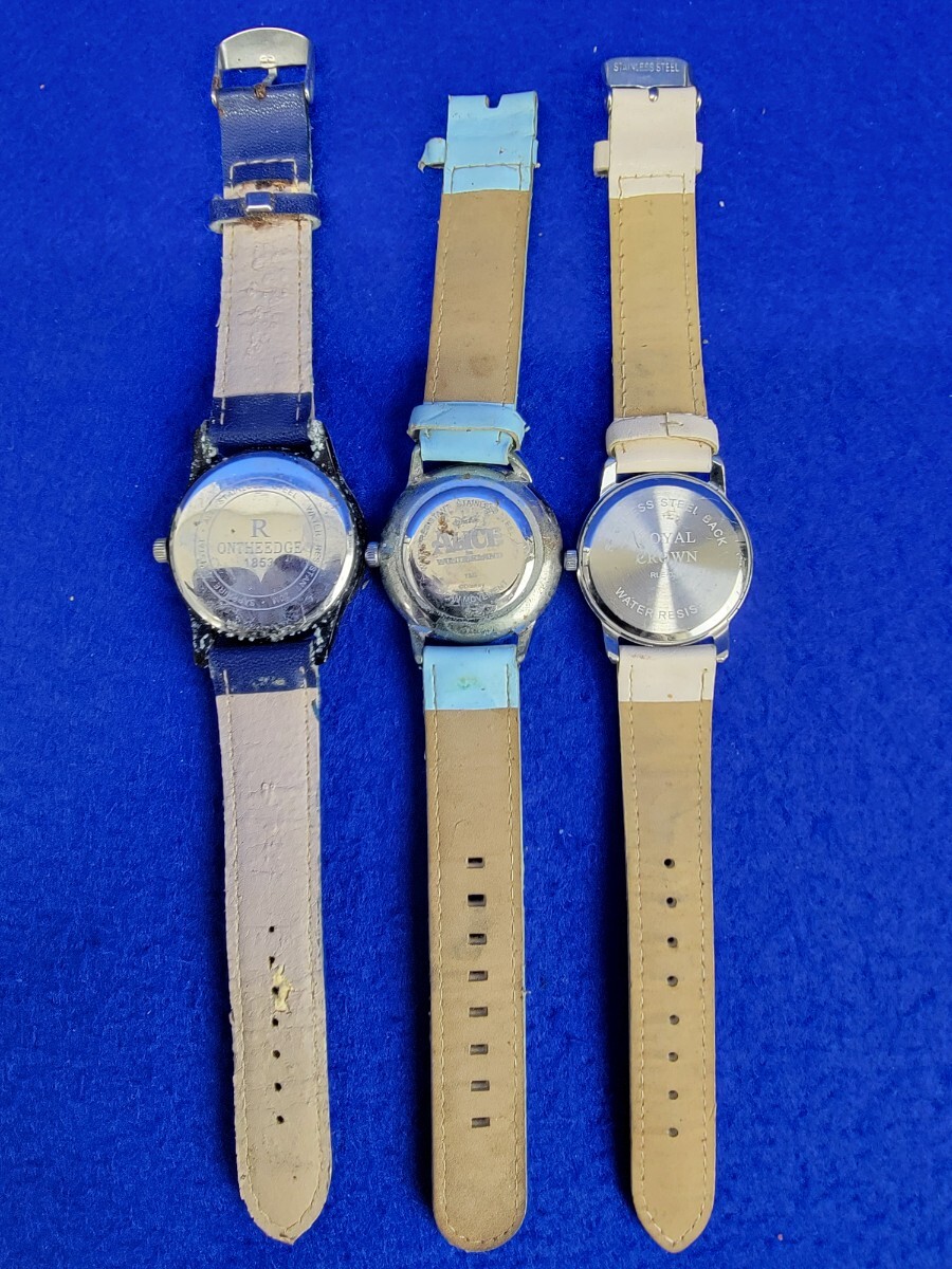 04 утиль снятие деталей Swatch SEIKO spirit ON THE EDGE тайна. страна. Alice ROYAL CROWN наручные часы 5 шт. комплект разряженная батарея неисправность товар 