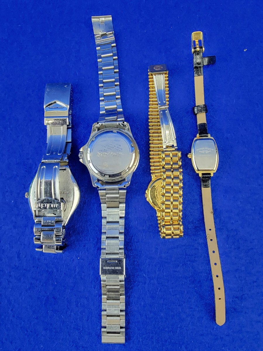 10 утиль снятие деталей Swatch SUN FLAME WCSF1995 passage mignon YAQIN наручные часы 5 шт. комплект разряженная батарея неисправность товар 
