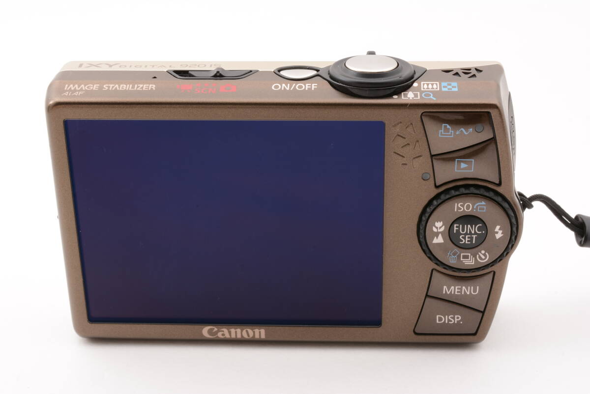 動作品 キャノン Canon IXY DIGITAL 920 IS ゴールド コンパクトデジタルカメラ 箱 取説 充電器付 管80N9403