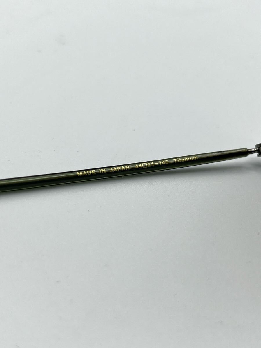 【美品】內(nèi)藤熊八 作 N-104 サングラス メガネ コンビネーション ライトブラウンレンズ UVカット アイヴァン 金子　BJクラシック 日本制
