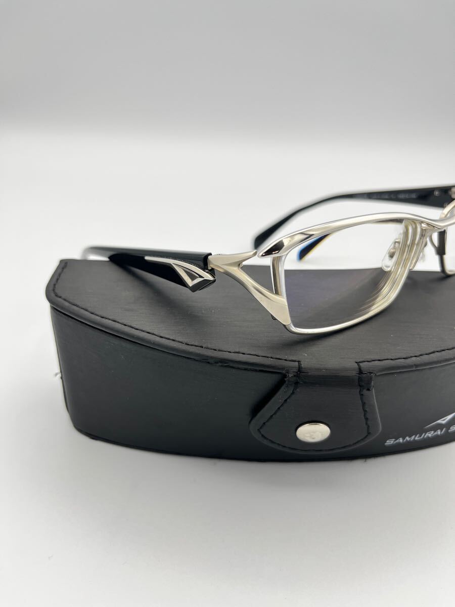サムライ翔 SS-J32#1 哀川翔ブランド SAMURAI SHO メガネ メタルフレーム シルバー 度付き 金子 眼鏡 Ray-Ban 眼鏡 ケース付き サングラス