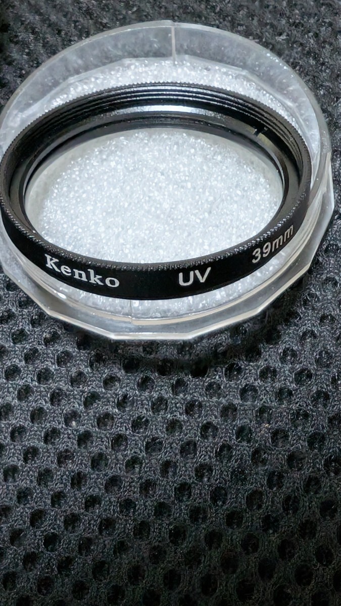 新品1円スタート！ Kenko UV レンズフィルター φ39mm ケンコー ライカレンズ 黒枠 レンズ保護(hù)に