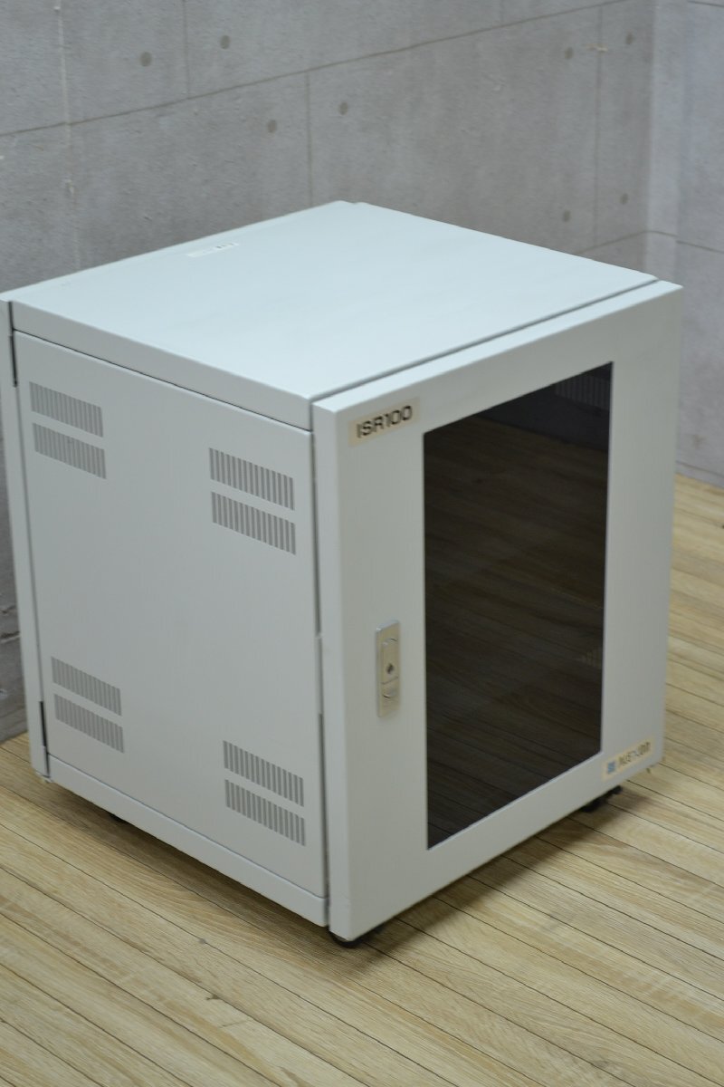 W1431■ALEXON　アレクソン■サーバーラック■ISR200■キャスター?鍵付き■高さ（約）545mm×幅（約)450ｍｍ×奧行（約）450ｍｍ