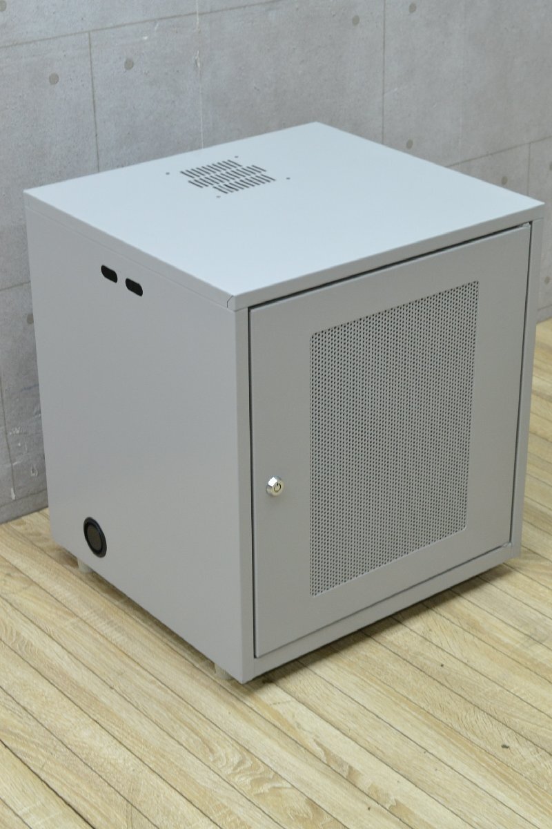W1454■SANWA SUPPLY サンワサプライ■サーバーラック　鍵付き■ファン無し■CP-KBOX2■外寸：約高さ505×幅450×奧行420ｍｍ