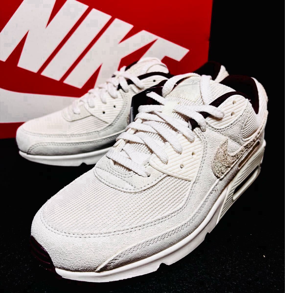 NIKE★ナイキエアマックス90プレミアム ファントム/ライトボーン 送料込 新品28 0cm ナイキ エア マックス90 プレミアム AIR MAX