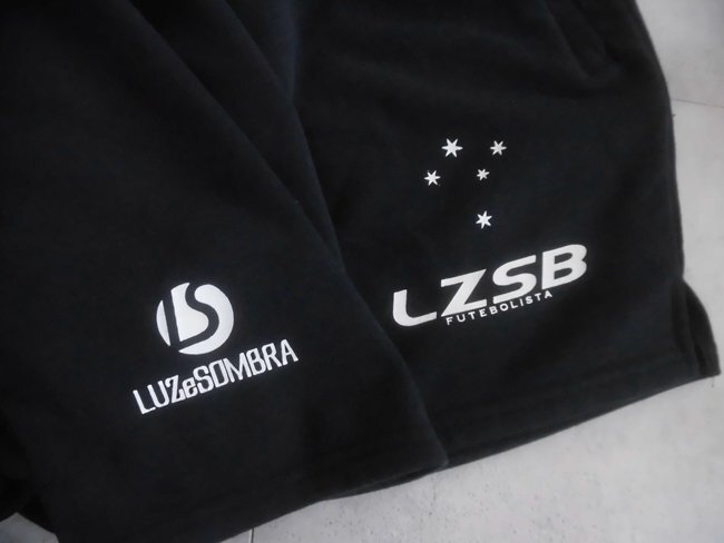 23SS LUZeSOMBRAルースイソンブラ FV SWEAT SHORT PANTSスウェット ショートパンツM/ウォームアップ ショーツ/黒/メンズ/L1231151/サッカー