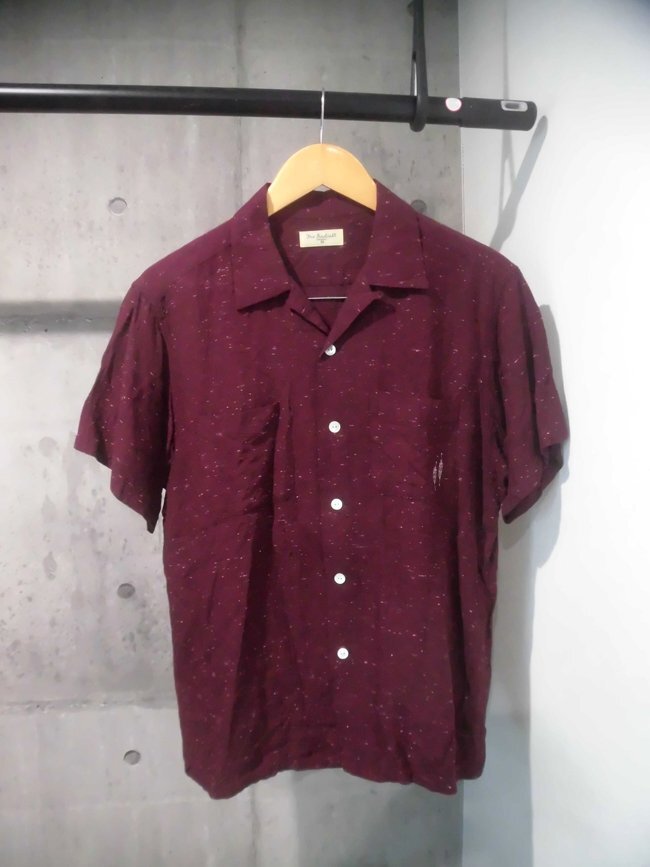 RADIALL ラディアル SMILE NOW CRY LATER オープンネックシャツ M/半袖 レーヨンシャツ/オープンカラーシャツ/ロカビリーシャツ/メンズ/50s