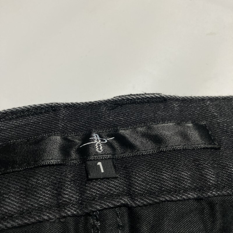NO ID★21SS★ベーシック名作アーカイブ★コットン ストレッチ デニム スキニーパンツ スリム 美ライン 黒 1 848035-570P ノーアイディー_画像9