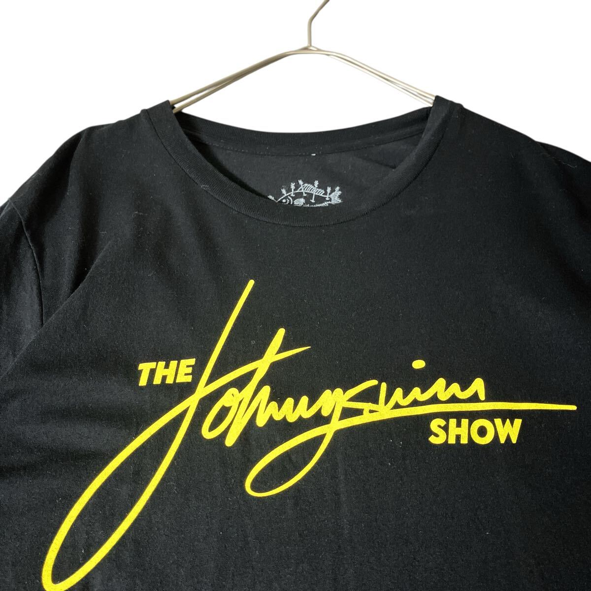 ジョニースイム ツアーTシャツ Heaven Is Everywhere Johnny Swim 2022ツアー 両面プリント カントリー バックプリント L黒ブラック 古着_画像3