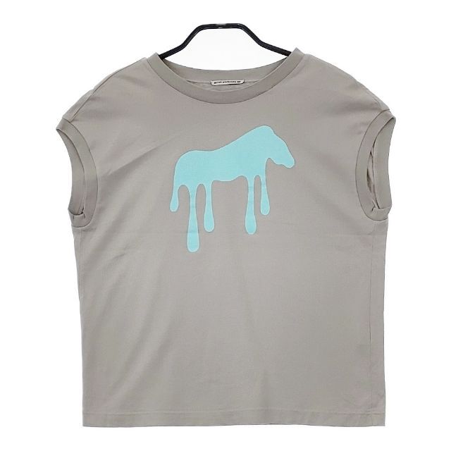 mina perhonen zs8523 liquide ノースリーブ Ｔシャツ カットソー グレー ブルー ミナペルホネン 5-0605S 250761