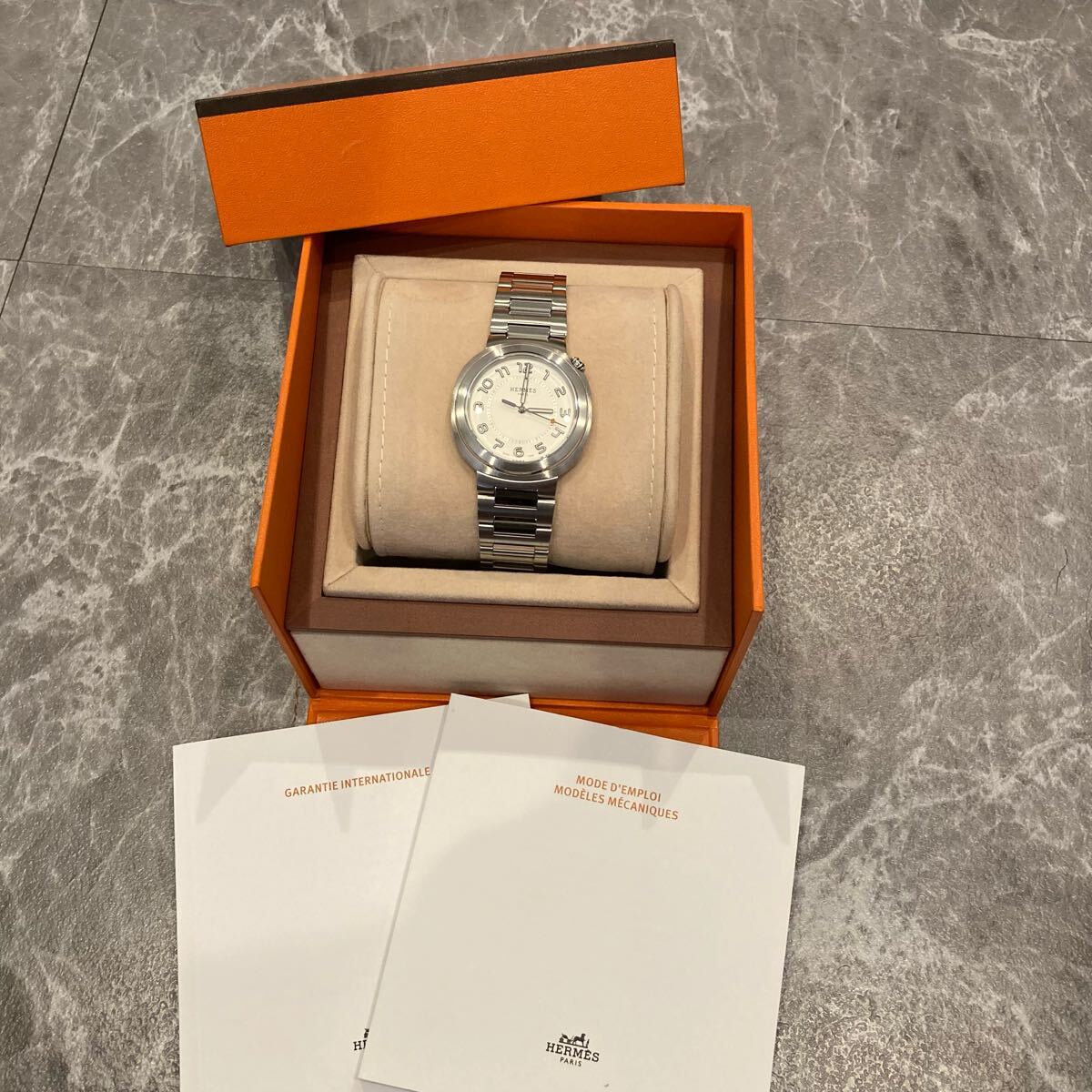 新品未使用　全てフィルム付き　HERMES 時(shí)計(jì) エルメス カット GM36 腕時(shí)計(jì)