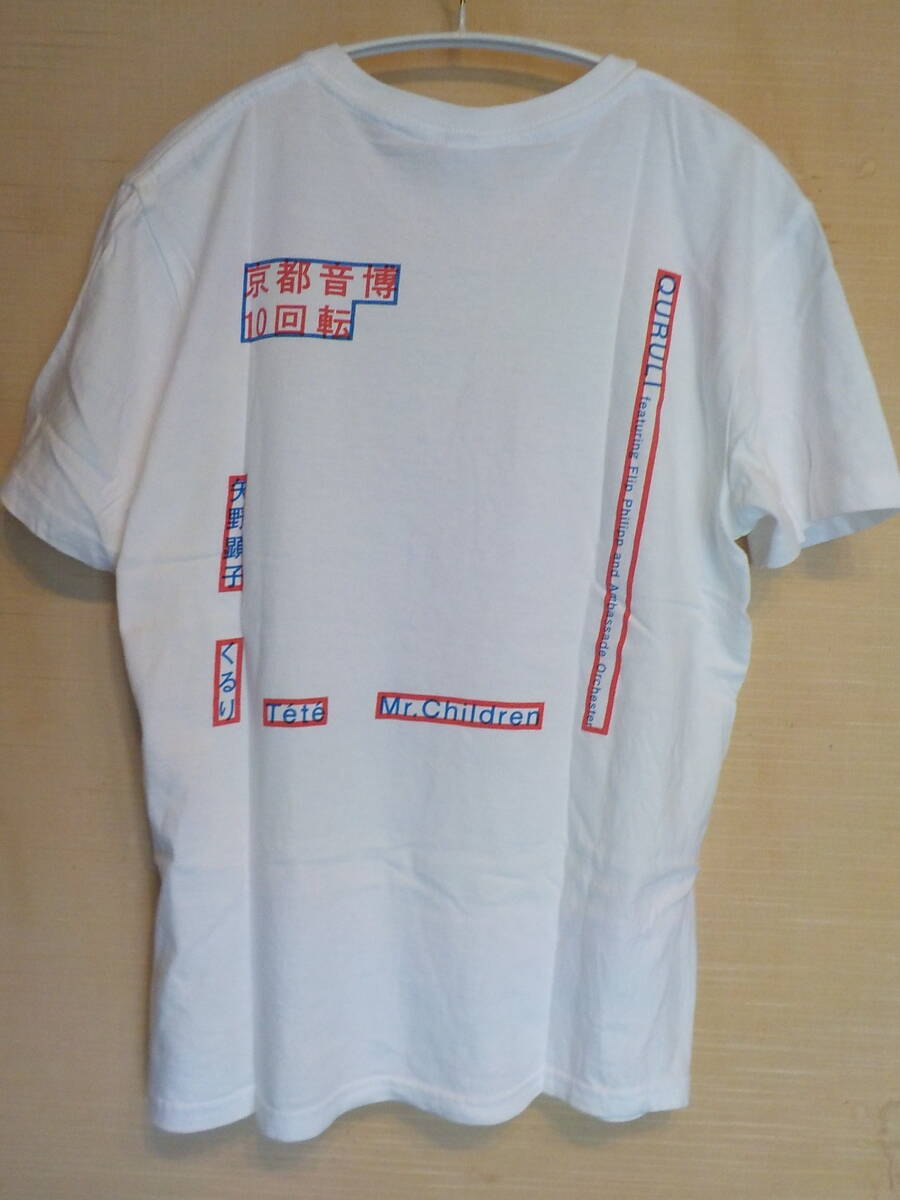 ★レア★2016★京都音楽博覧会★京都音博★10回転★ミスチル★くるり★矢野顕子★Tete★Tシャツ★サイズM★②_画像2