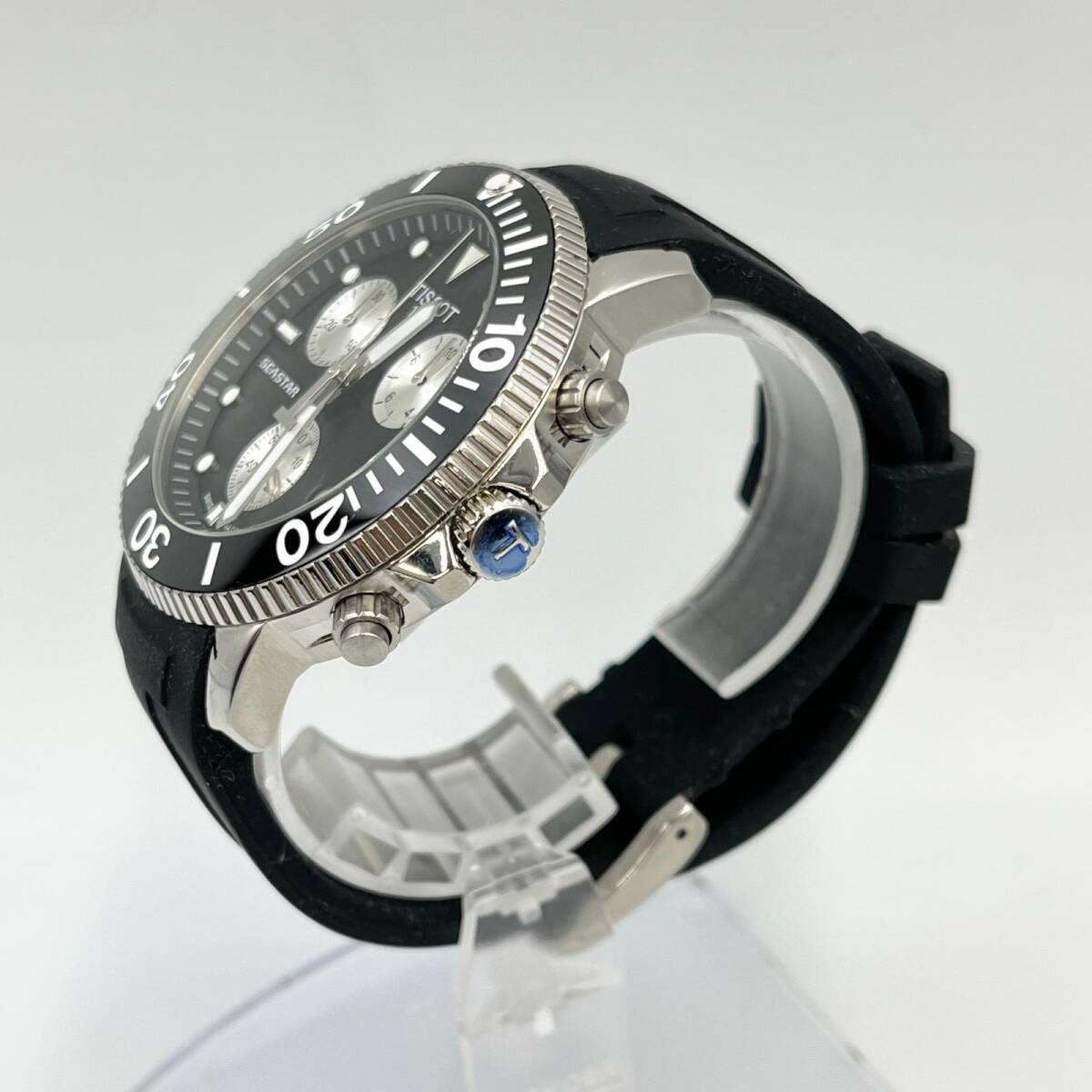 J2373* Tissot TISSOT наручные часы ножны ta-SEA STAR хронограф неподвижный T120417A