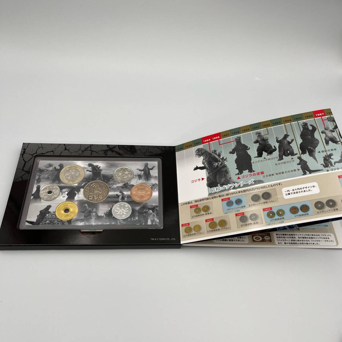 C1954★ゴジラ70周年貨幣セット　GODZILLA 貨幣