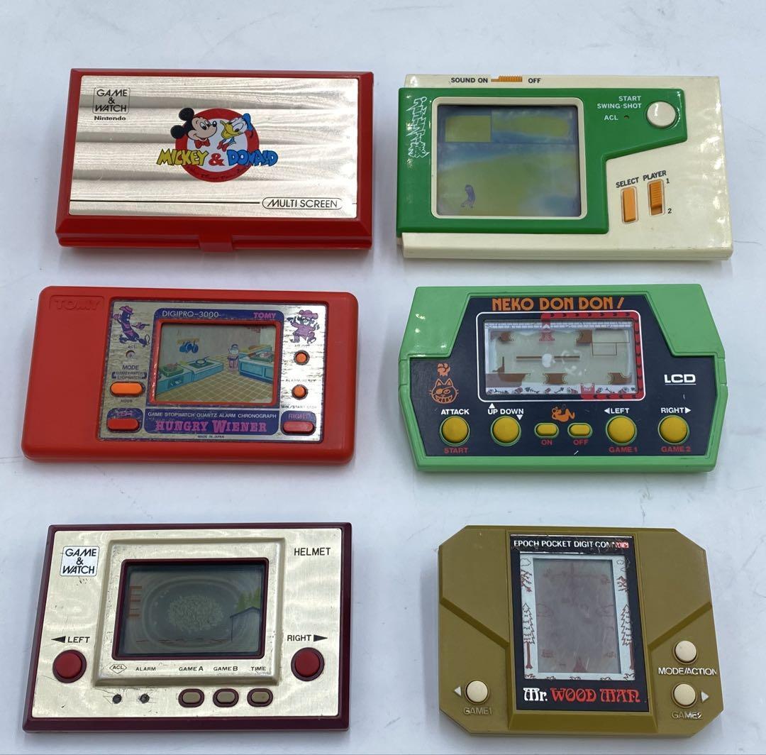 GAME&WATCH портативный игра машина 6 шт. продажа комплектом 