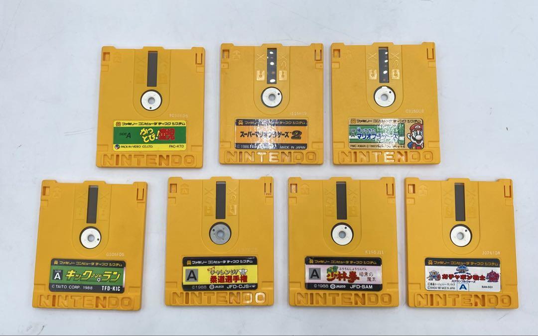 NINTENDO Nintendo Famicom диск карта 14 листов продажа комплектом 