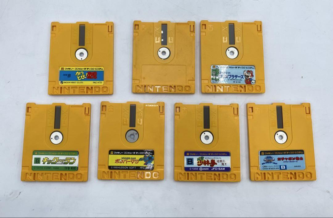 NINTENDO Nintendo Famicom диск карта 14 листов продажа комплектом 