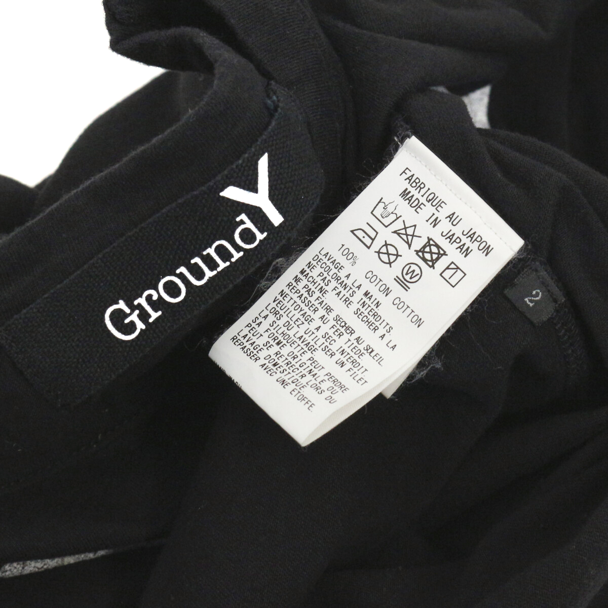 Ground Y 21SS チェックロゴグラフィックTシャツ 2 GT-T31-015 グラウンドワイ